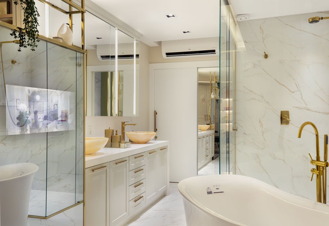 Como montar e decorar um banheiro branco?